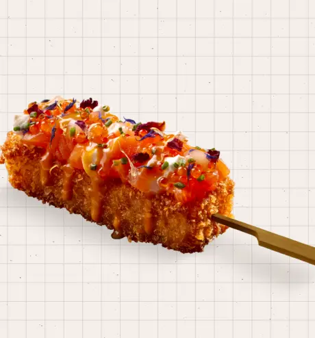 Corn dog de printemps