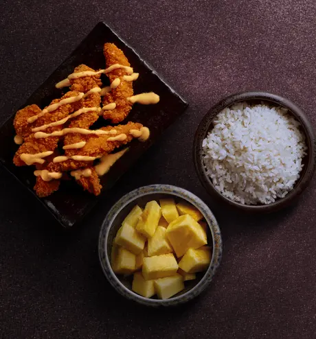 Menu enfant poulet croustillant